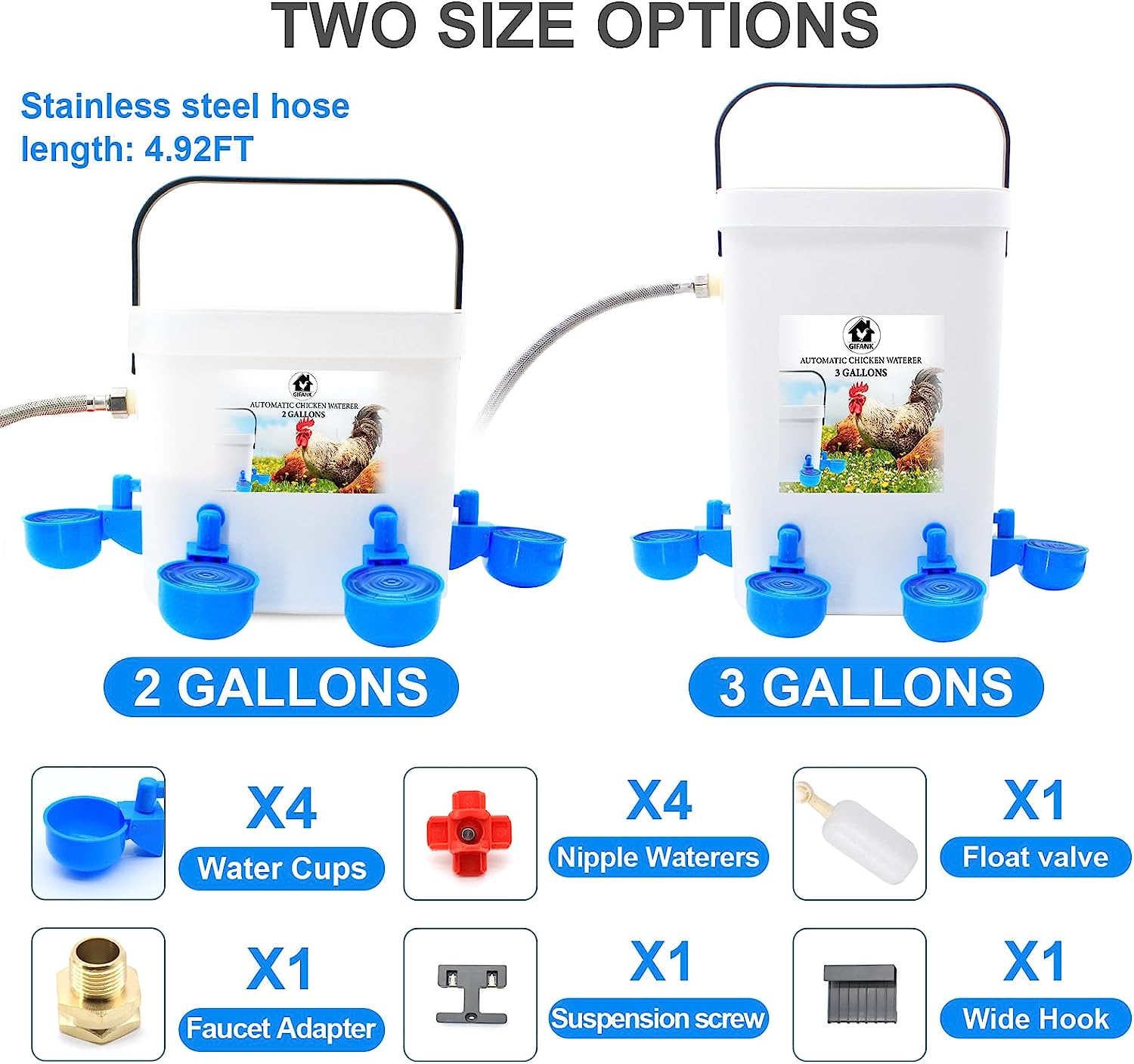 GIFANK Automatic Chicken Waterer Float Controlled Review